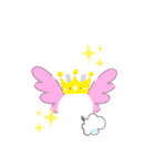天使のもこうさちゃん（個別スタンプ：19）