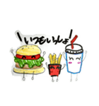 毎日バーガー（個別スタンプ：6）