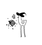 足の長いかもさん2（個別スタンプ：13）