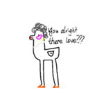 足の長いかもさん2（個別スタンプ：16）