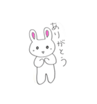 うさぎちゃん いろいろ（個別スタンプ：3）