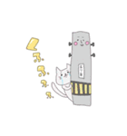 いつも泣いてる。ねこさん（個別スタンプ：5）