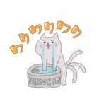 いつも泣いてる。ねこさん（個別スタンプ：12）