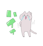 いつも泣いてる。ねこさん（個別スタンプ：35）