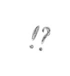 超極細シャーペン文字(下手字)（個別スタンプ：23）