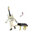 エレキくんとベースちゃん（個別スタンプ：2）