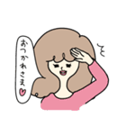 清楚系？女子（個別スタンプ：3）