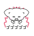 白ネコ犬の日常スタンプにゃにゃにゃ（個別スタンプ：32）