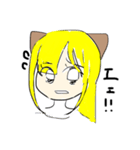 猫女子（個別スタンプ：3）