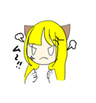 猫女子（個別スタンプ：7）