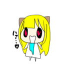 猫女子（個別スタンプ：8）