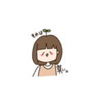 ゆる雑スタンプ【女の子】（個別スタンプ：3）