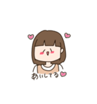 ゆる雑スタンプ【女の子】（個別スタンプ：5）