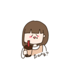 ゆる雑スタンプ【女の子】（個別スタンプ：7）
