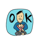 ベビーと俺（個別スタンプ：1）