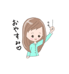 毎日使える【リアクションガール】（個別スタンプ：15）