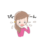 毎日使える【リアクションガール】（個別スタンプ：20）
