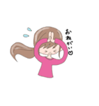 毎日使える【リアクションガール】（個別スタンプ：22）