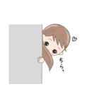 毎日使える【リアクションガール】（個別スタンプ：24）
