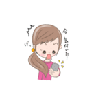 毎日使える【リアクションガール】（個別スタンプ：31）