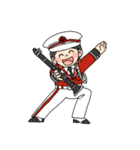 ハニービーズウィンドバンド（個別スタンプ：1）