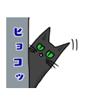 黒猫あずきの日常（個別スタンプ：39）