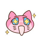 お顔で伝えるカラーねこ（個別スタンプ：7）