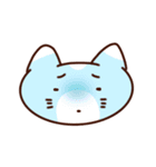 お顔で伝えるカラーねこ（個別スタンプ：9）