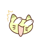 お顔で伝えるカラーねこ（個別スタンプ：14）