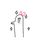 足の長いかもさん（EN)（個別スタンプ：10）
