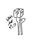 足の長いかもさん（EN)（個別スタンプ：18）
