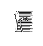 足の長いかもさん（EN)（個別スタンプ：19）