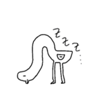 足の長いかもさん（EN)（個別スタンプ：26）