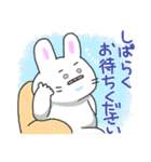 にっこりしたうさぎちゃん（個別スタンプ：19）