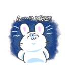 にっこりしたうさぎちゃん（個別スタンプ：22）