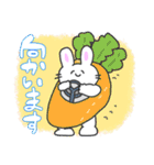 にっこりしたうさぎちゃん（個別スタンプ：36）