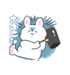 にっこりしたうさぎちゃん（個別スタンプ：37）