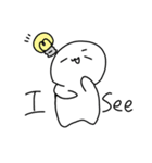 ぽんちゃんのしろまるくん（個別スタンプ：11）