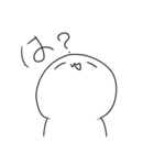 ぽんちゃんのしろまるくん（個別スタンプ：12）