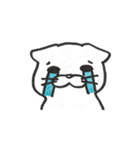 手書きしろねこスタンプ（個別スタンプ：2）