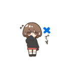 女の子とときどき猫（個別スタンプ：2）