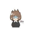 女の子とときどき猫（個別スタンプ：20）