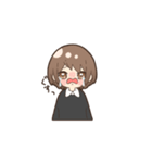 女の子とときどき猫（個別スタンプ：26）
