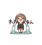女の子とときどき猫（個別スタンプ：27）