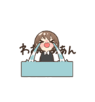 女の子とときどき猫（個別スタンプ：28）