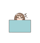 女の子とときどき猫（個別スタンプ：29）