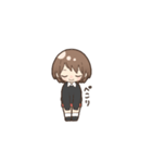 女の子とときどき猫（個別スタンプ：35）