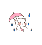 女の子とときどき猫（個別スタンプ：40）