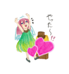 ♡妖精ポノちゃんの大きなあい♡（個別スタンプ：9）