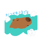 カラフルで可愛い動物スタンプ（個別スタンプ：8）
